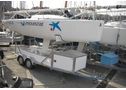 Remolc nautico thalman per a vaixells grans,velers,llanxes semirrigidas,en alumini amb suspension - En Alacant, Alicante